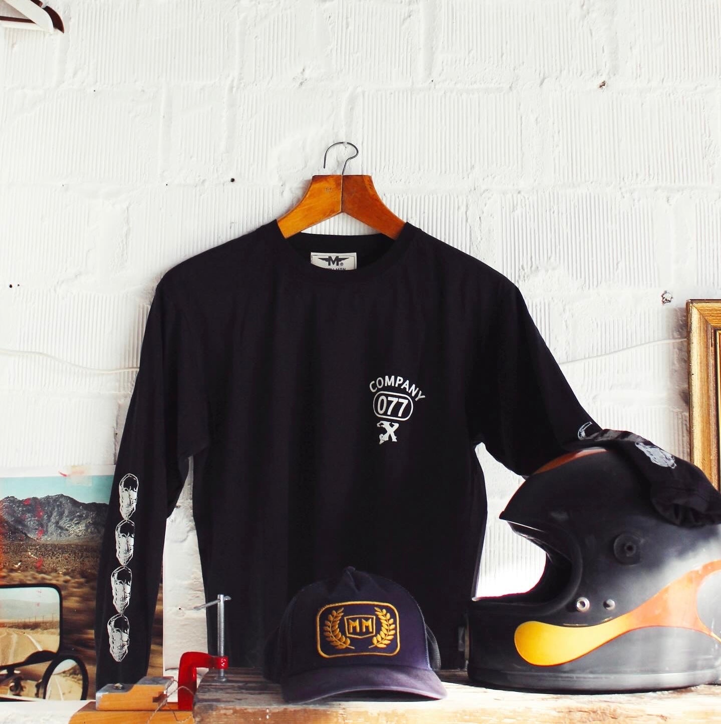 The β deadly union β long sleeve crew