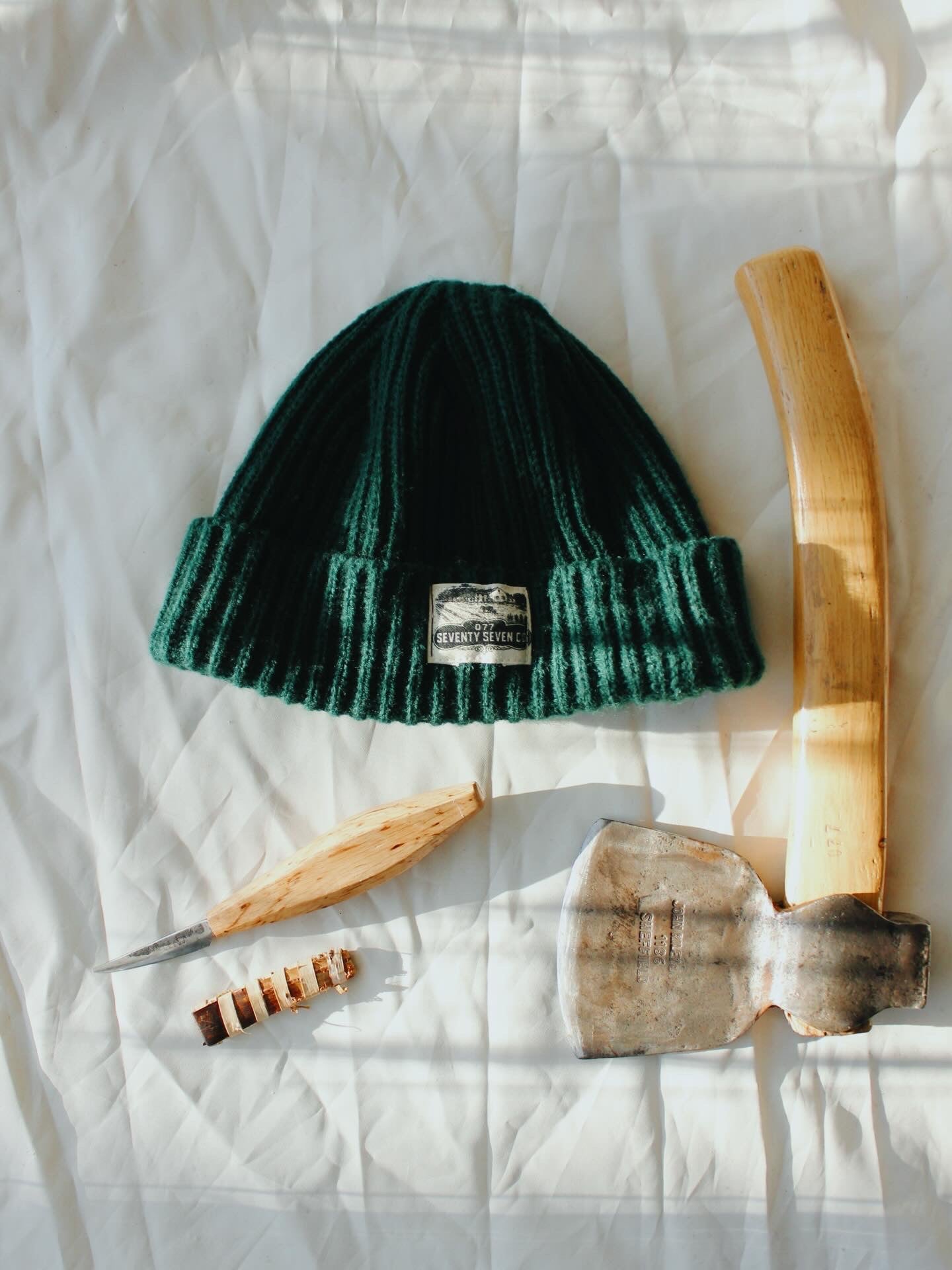 The “ 077 woodsman beanie”