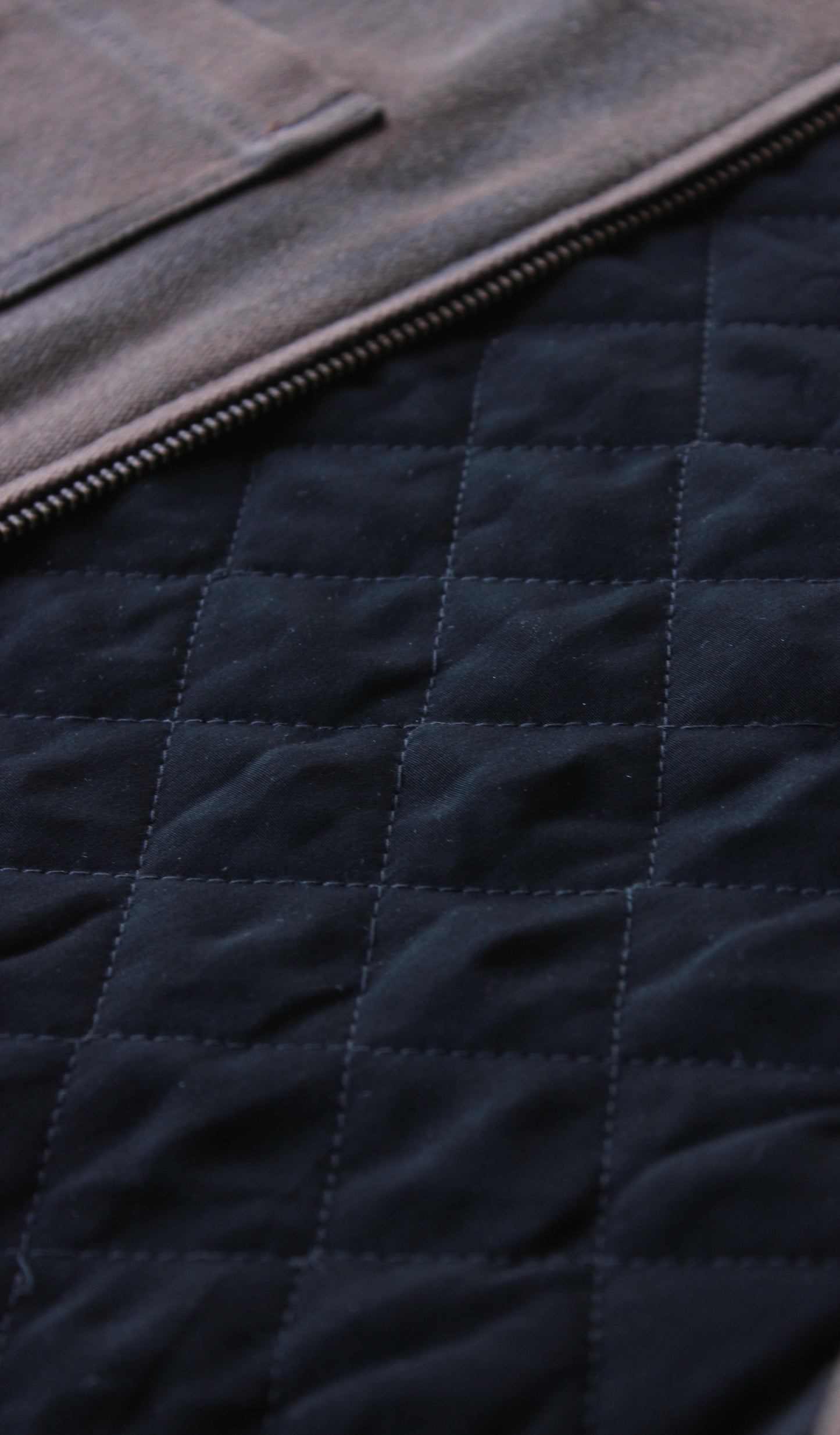 The “ 077 logger vest “ waxed canvas / quilted vers.