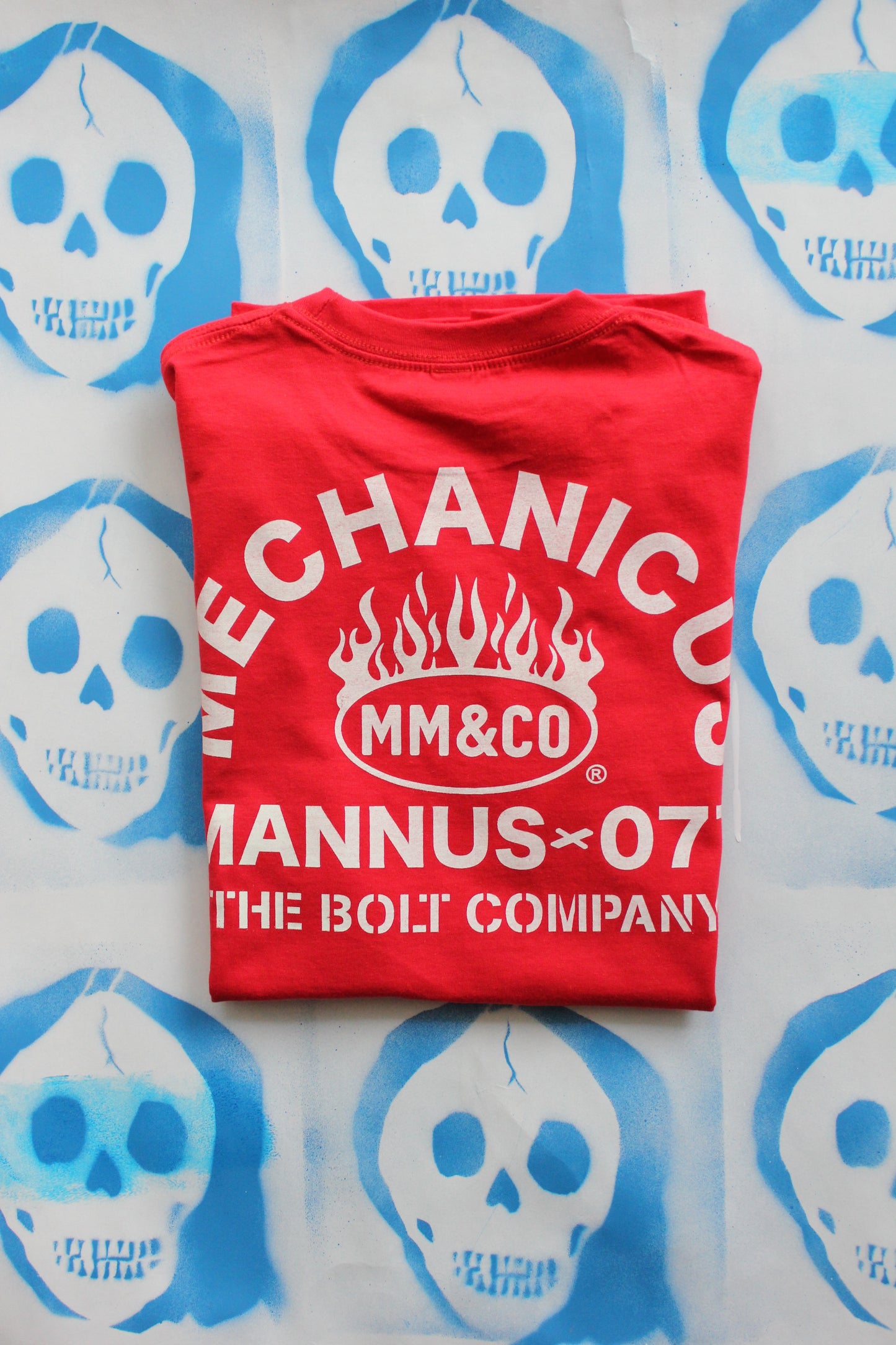 The “ mech-man x 077 “ tee