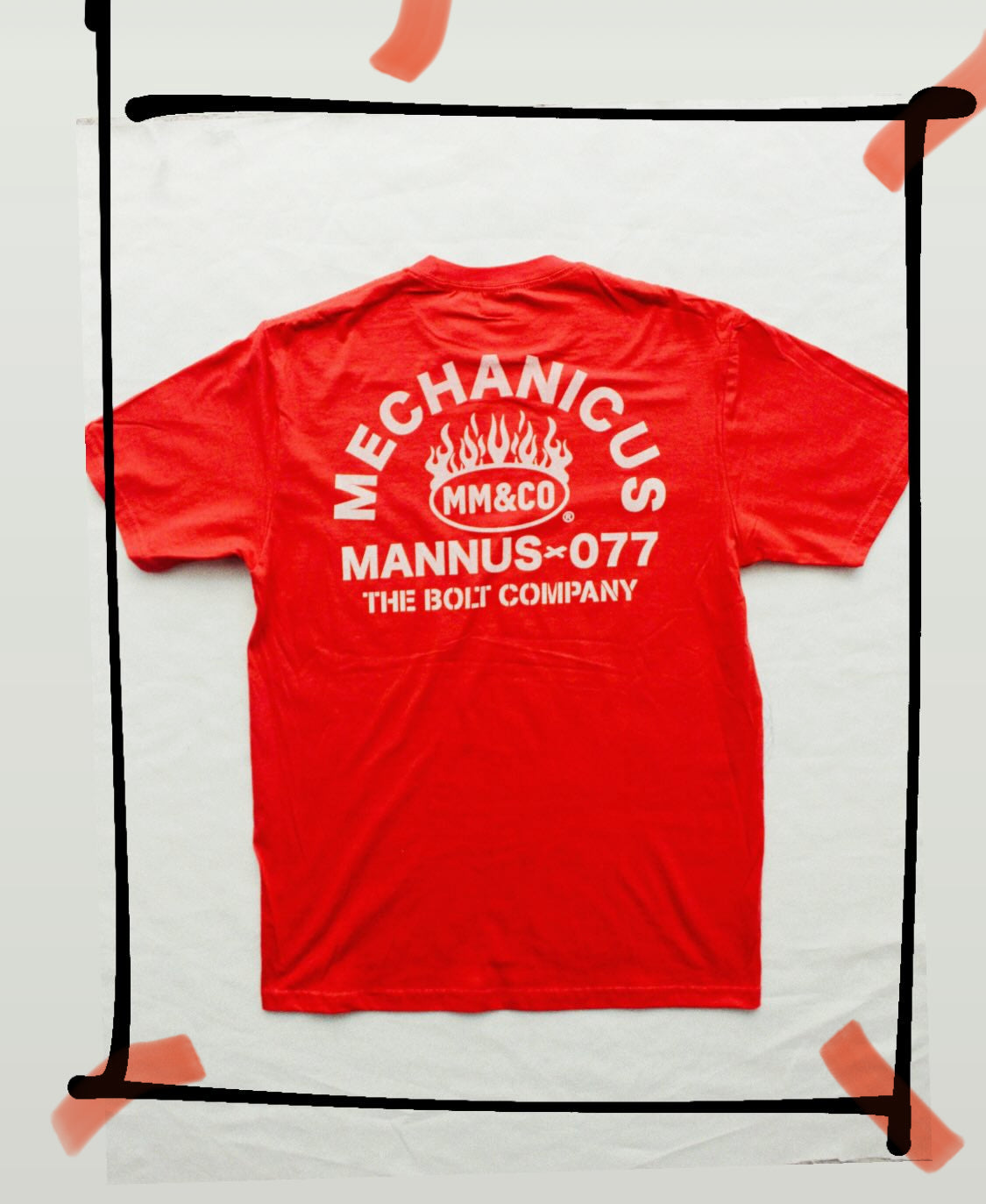 The “ mech-man x 077 “ tee