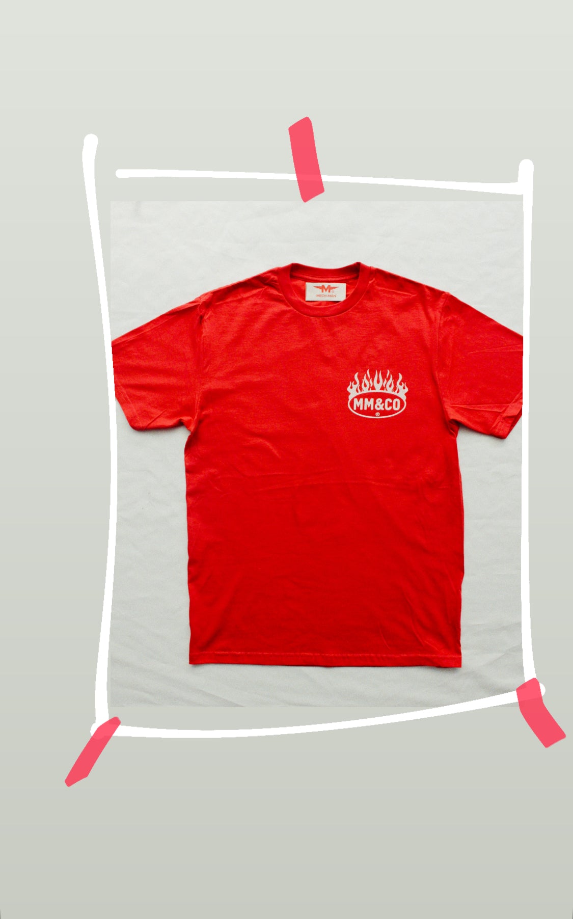 The “ mech-man x 077 “ tee