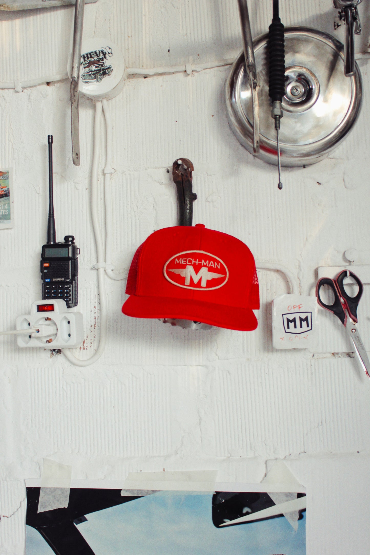 The “Mech man” brand snapback