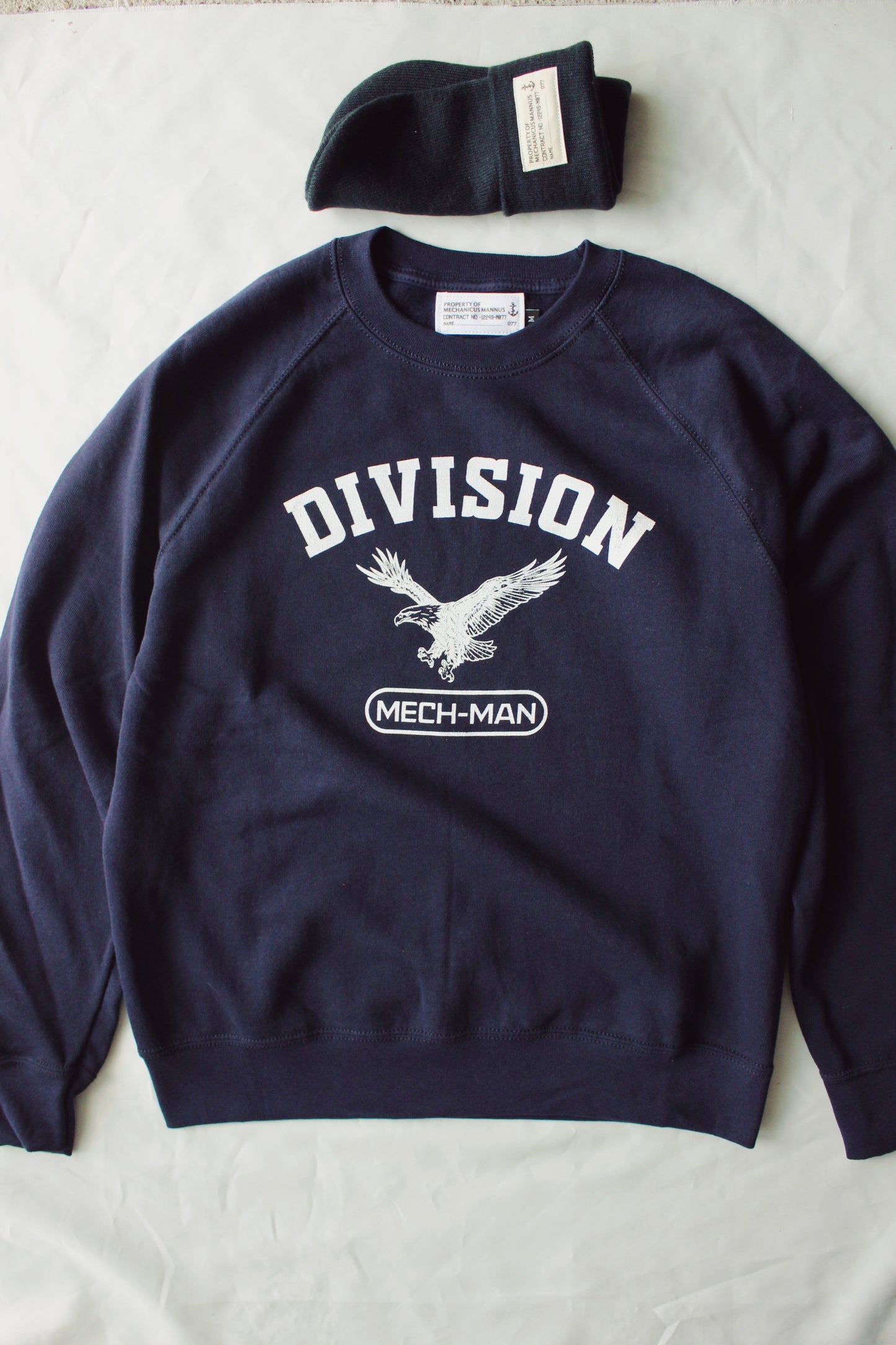 The “ Division” raglan sweatshirt.