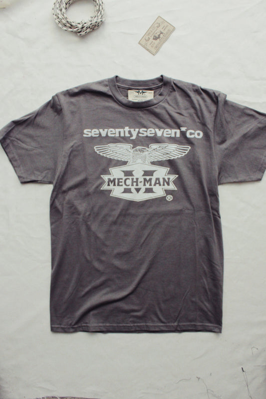 The “seventy seven faded black” tee