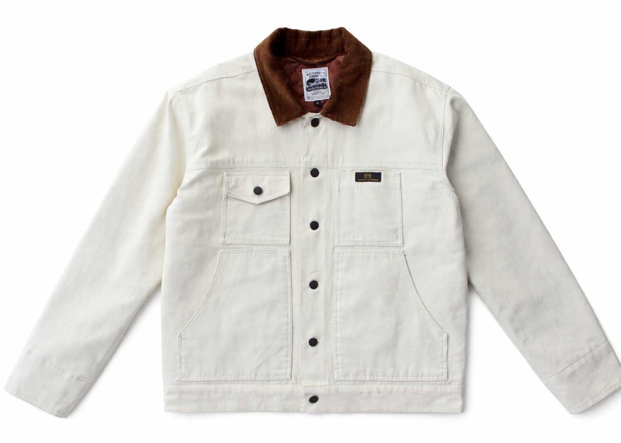 The “ M-3 trucker jacket “ quilted unwaxed vers.