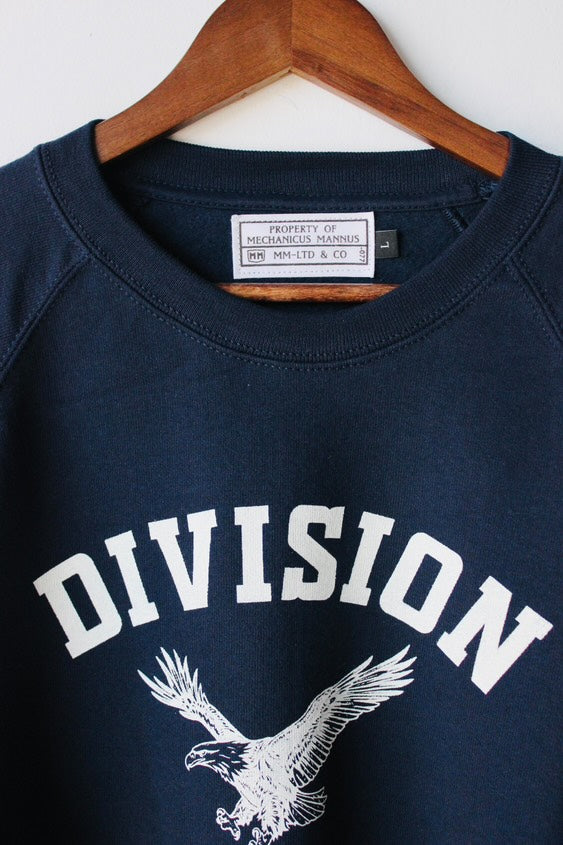 The “ Division” raglan sweatshirt.