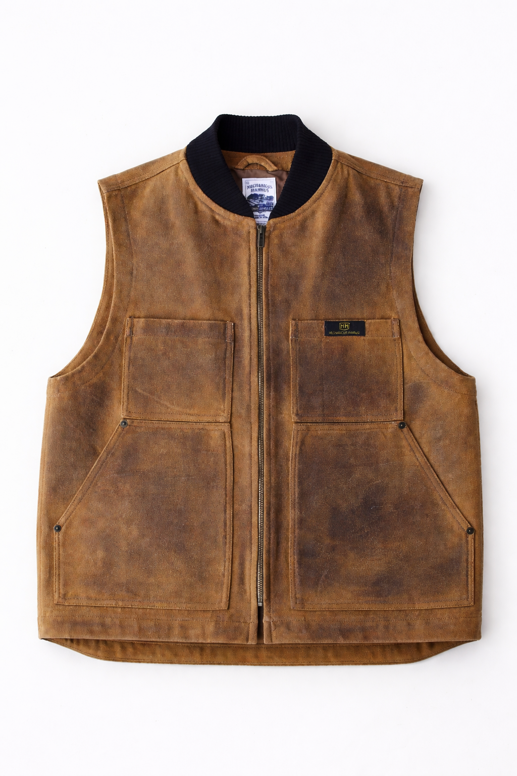The “ 077 Rusty Logger vest “ waxed canvas