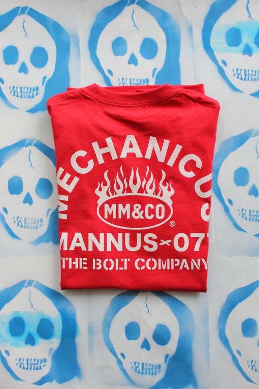 The “ mech-man x 077 “ tee