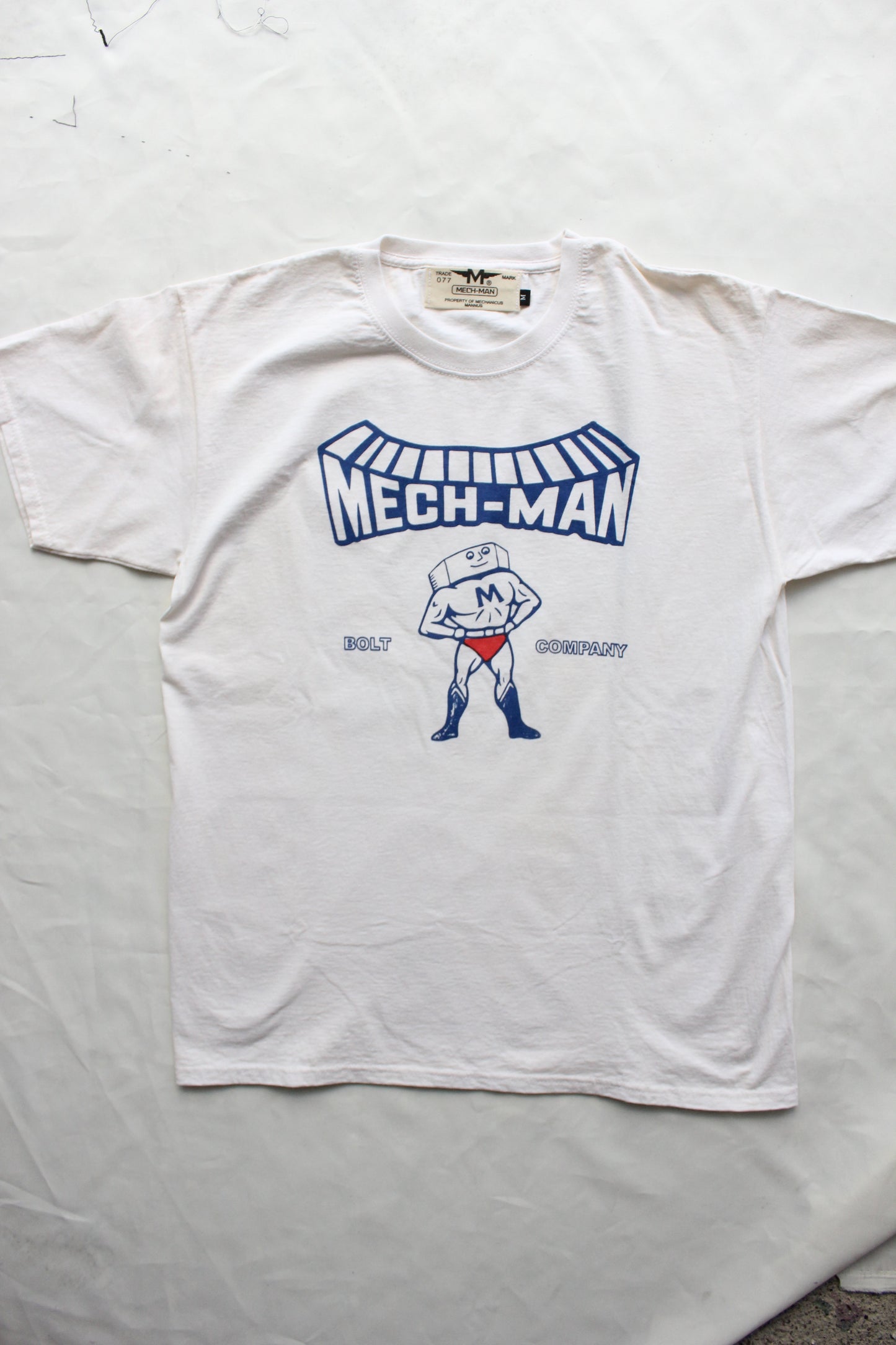 The “ super mech-man ” tee