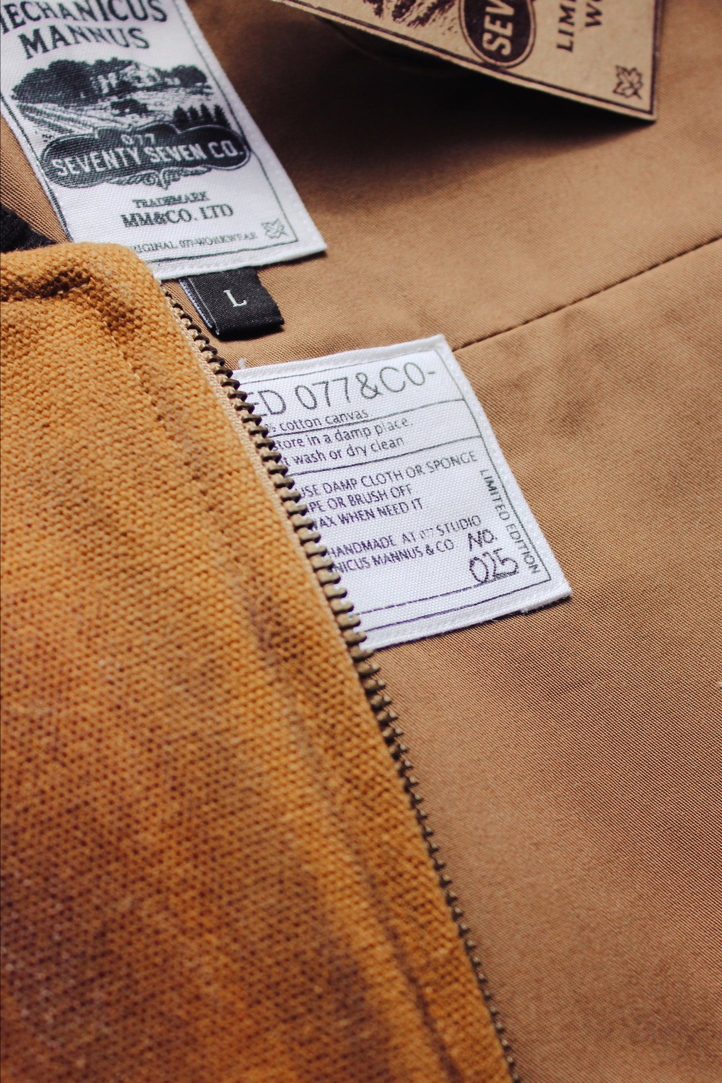 The “ 077 Rusty Logger vest “ waxed canvas