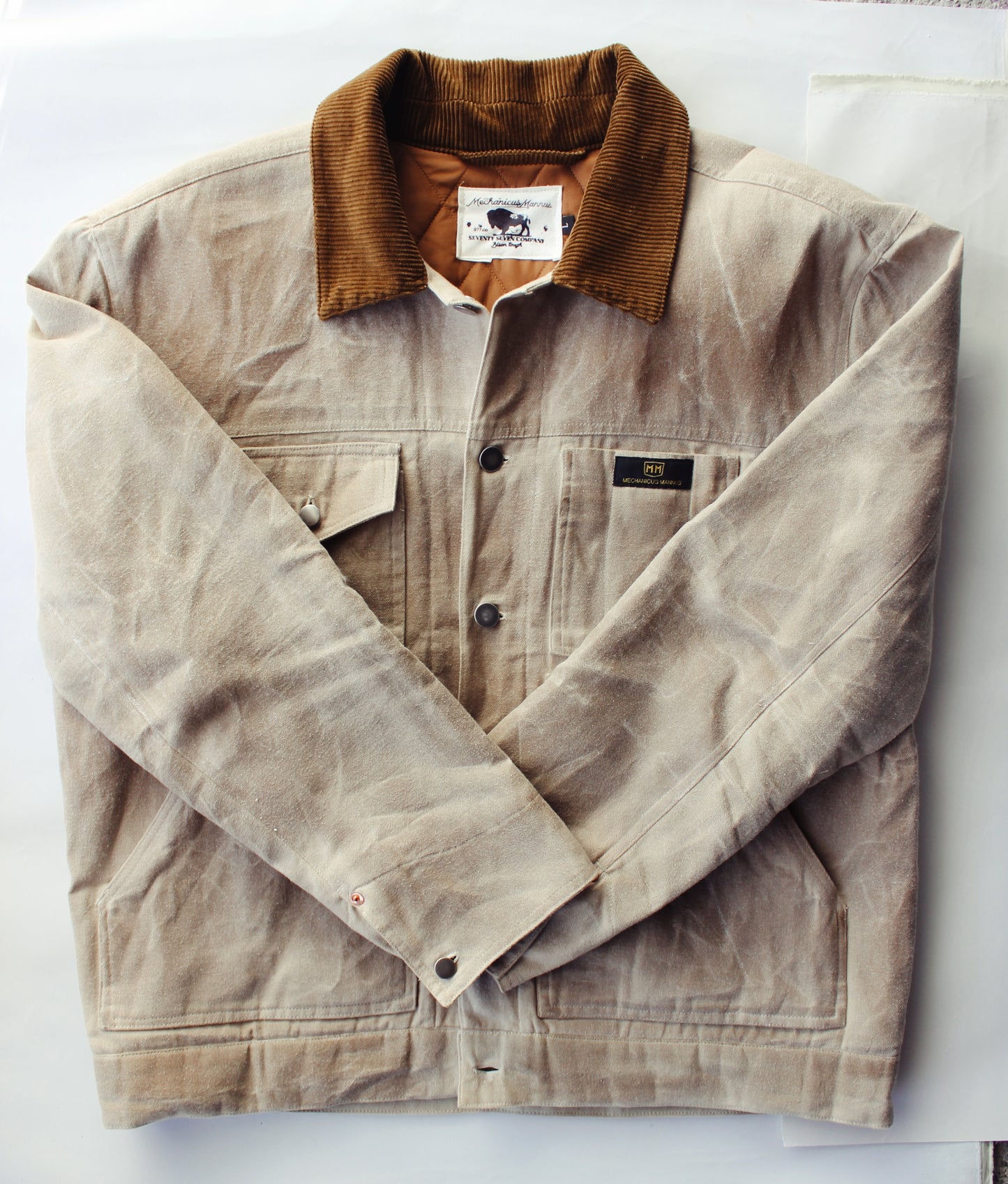 The “ M-3 trucker jacket “ unwaxed vers.