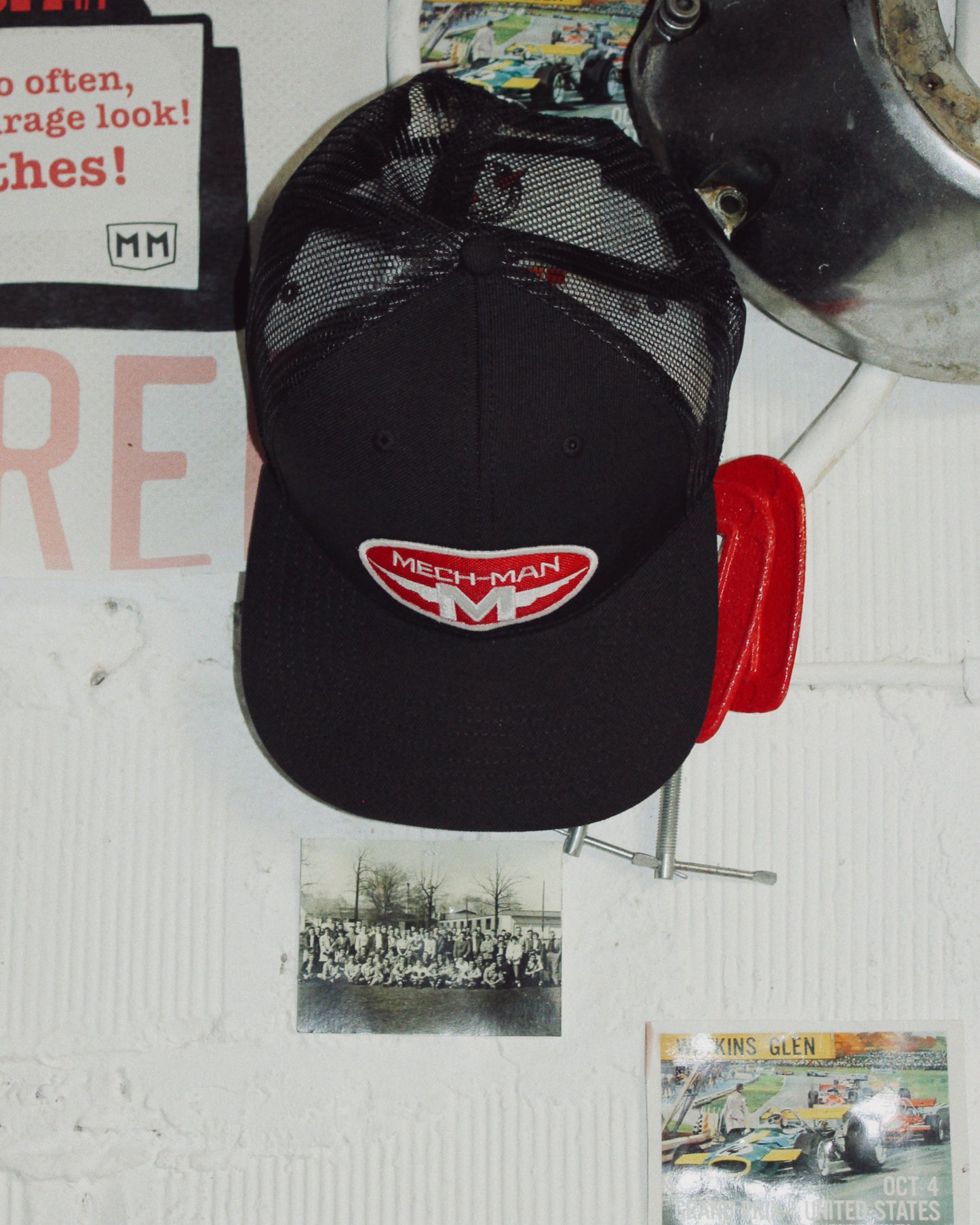 The “Mech man” brand snapback