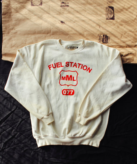 The “ 077 fuel station” sweatshirt.