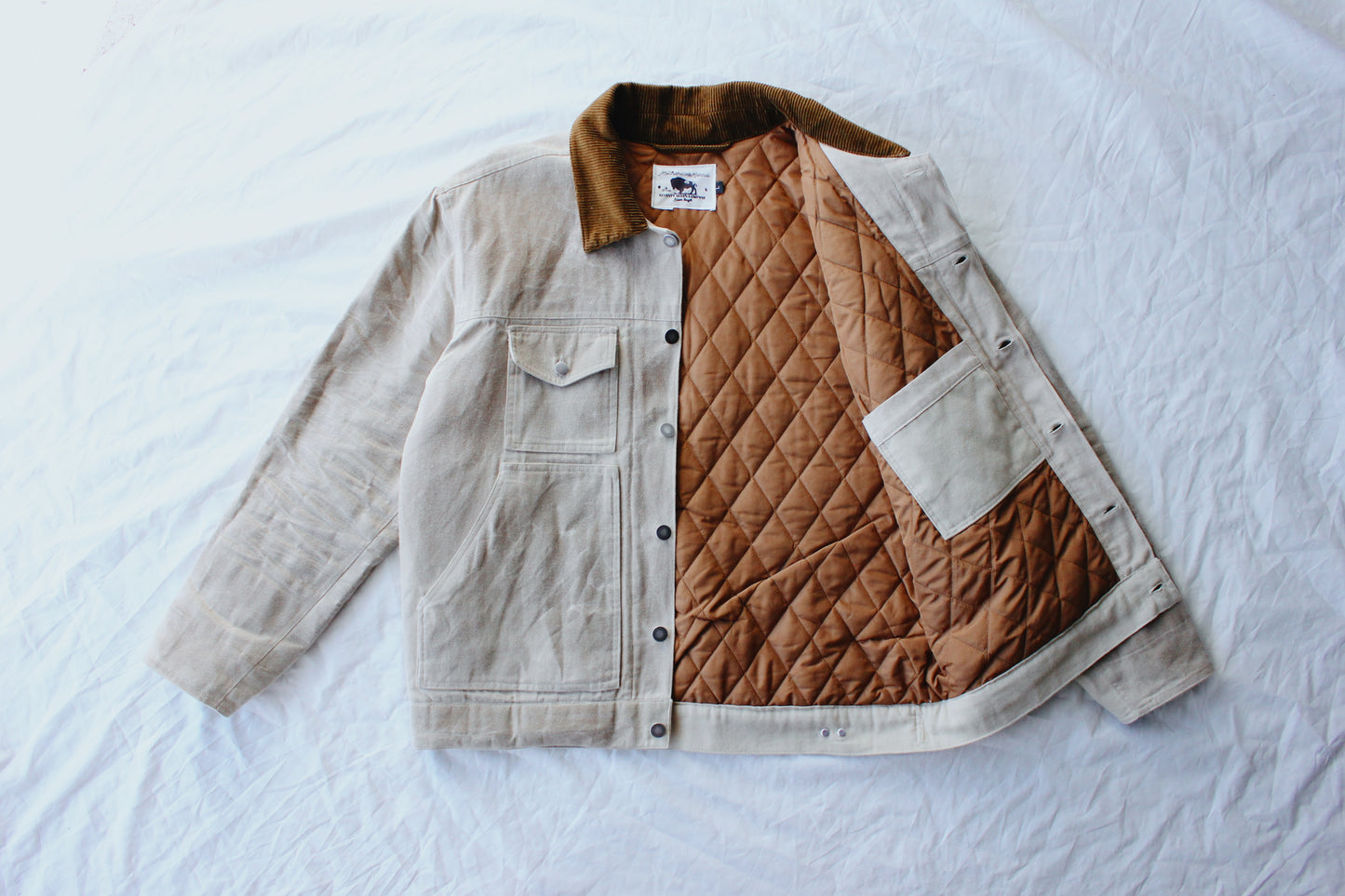 The “ m3 trucker ” waxed jacket