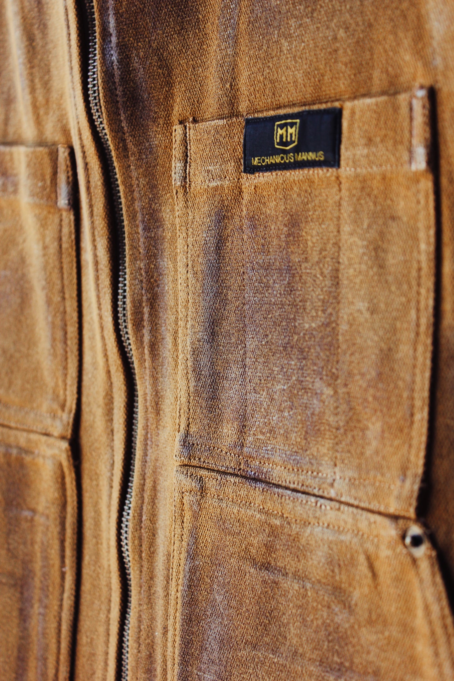 The “ 077 Rusty Logger vest “ waxed canvas
