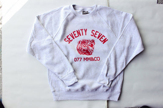 The “ 077 sweatshirt “