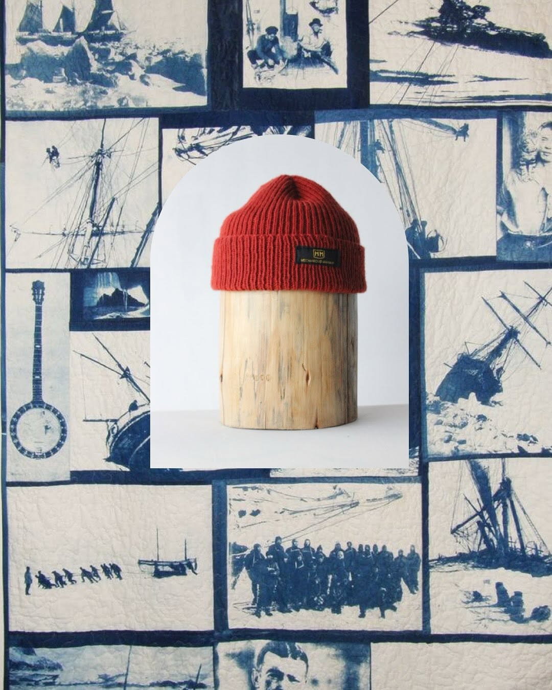 "Merino wool watch caps"