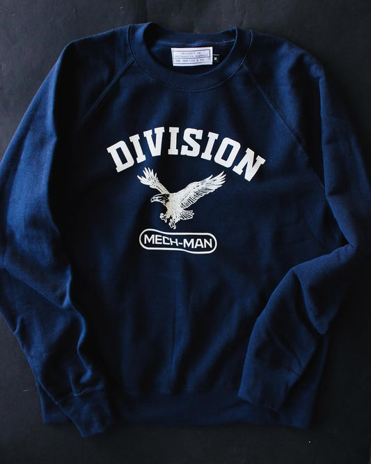 The “ Division” raglan sweatshirt.